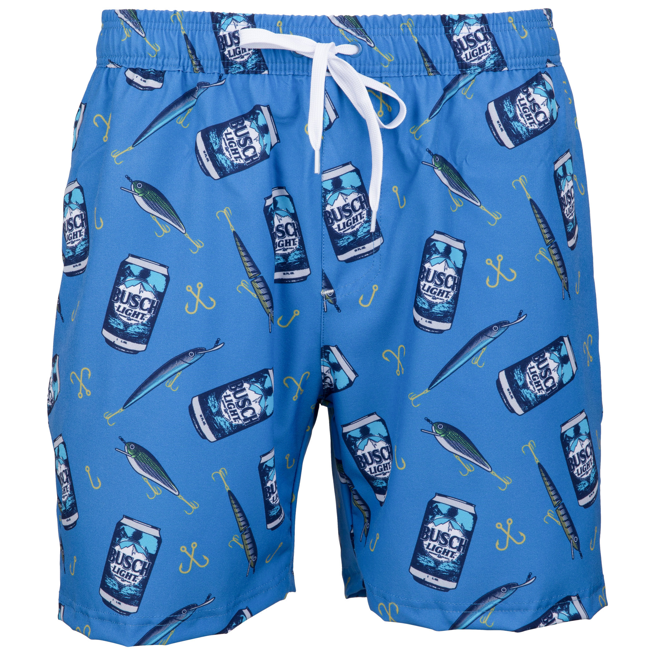 Busch Light Fishing Day Swim Board Shorts